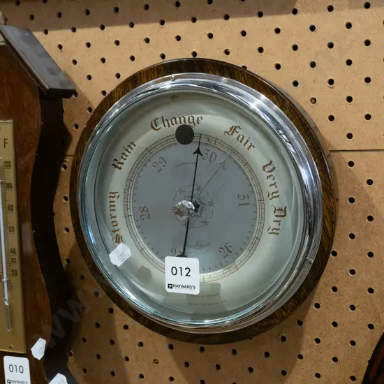 wood cased barometer  