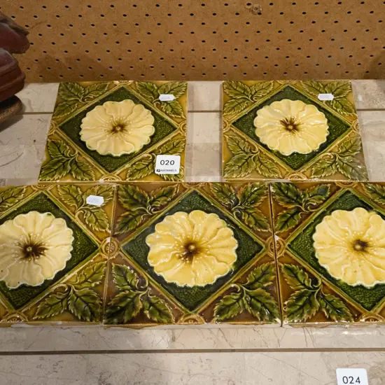 5x vintage firep register tiles Each H150 W150