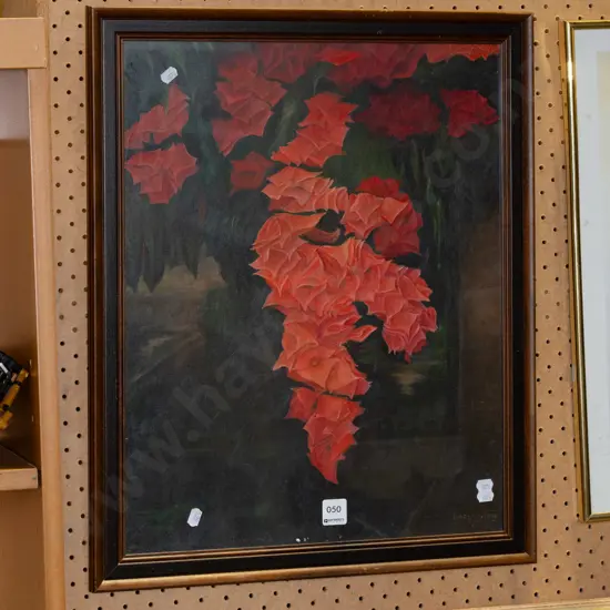 Darlington - framed acrylic - flowers