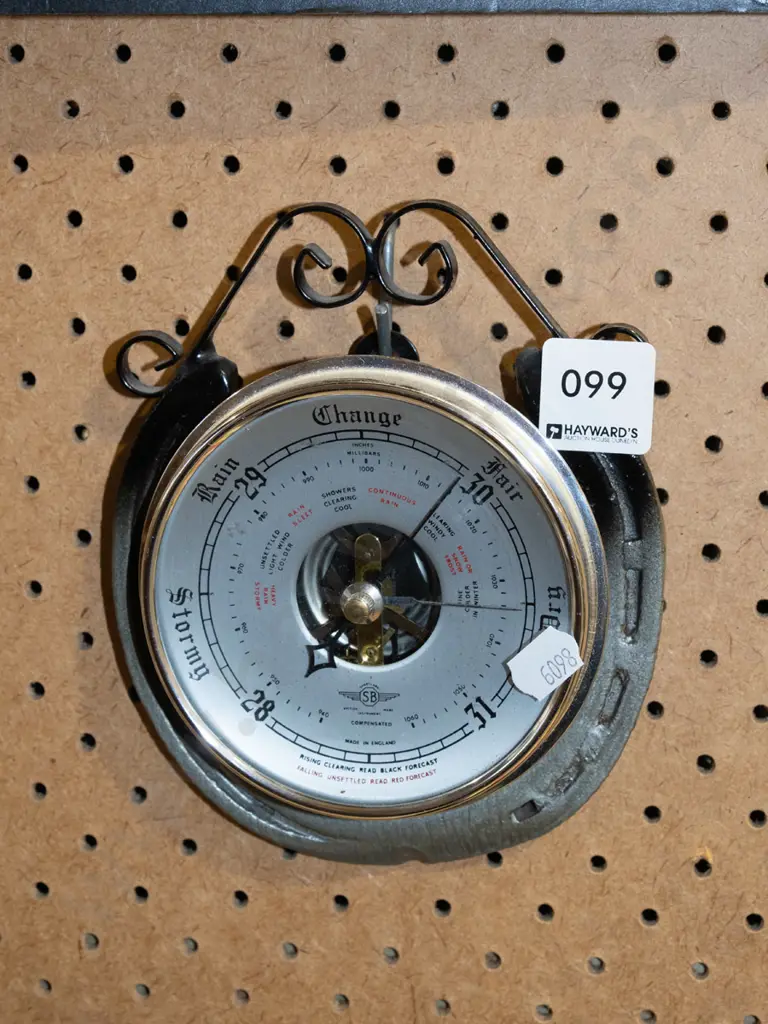 wall mounted horse shoe barometer Image 1++