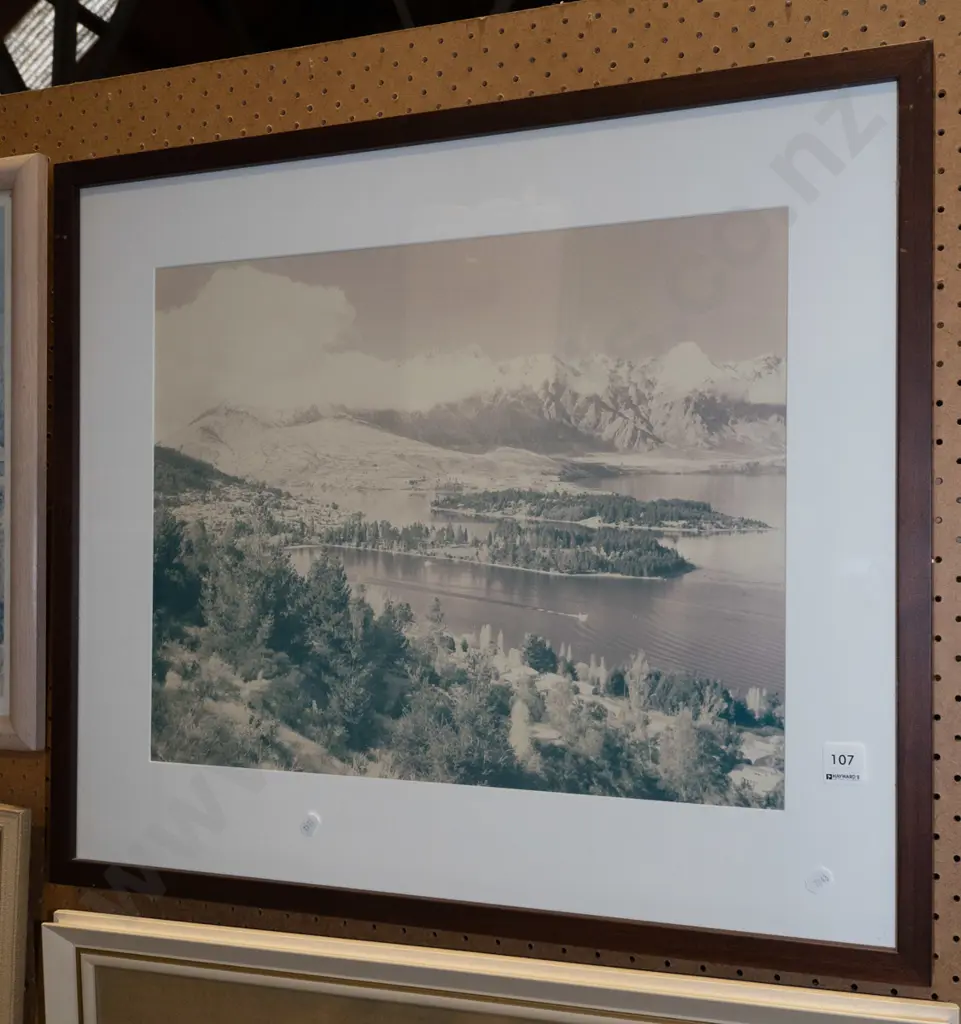framed faded print - Queenstown Bay Image 1++