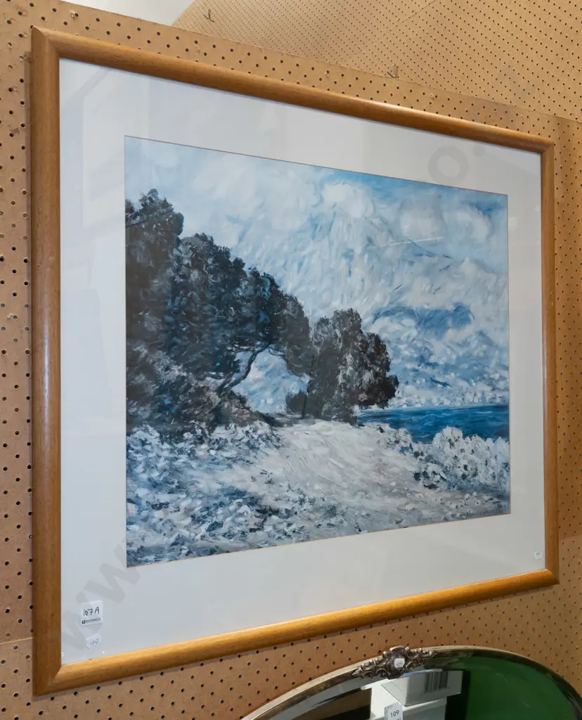 framed Monet print Image 1++