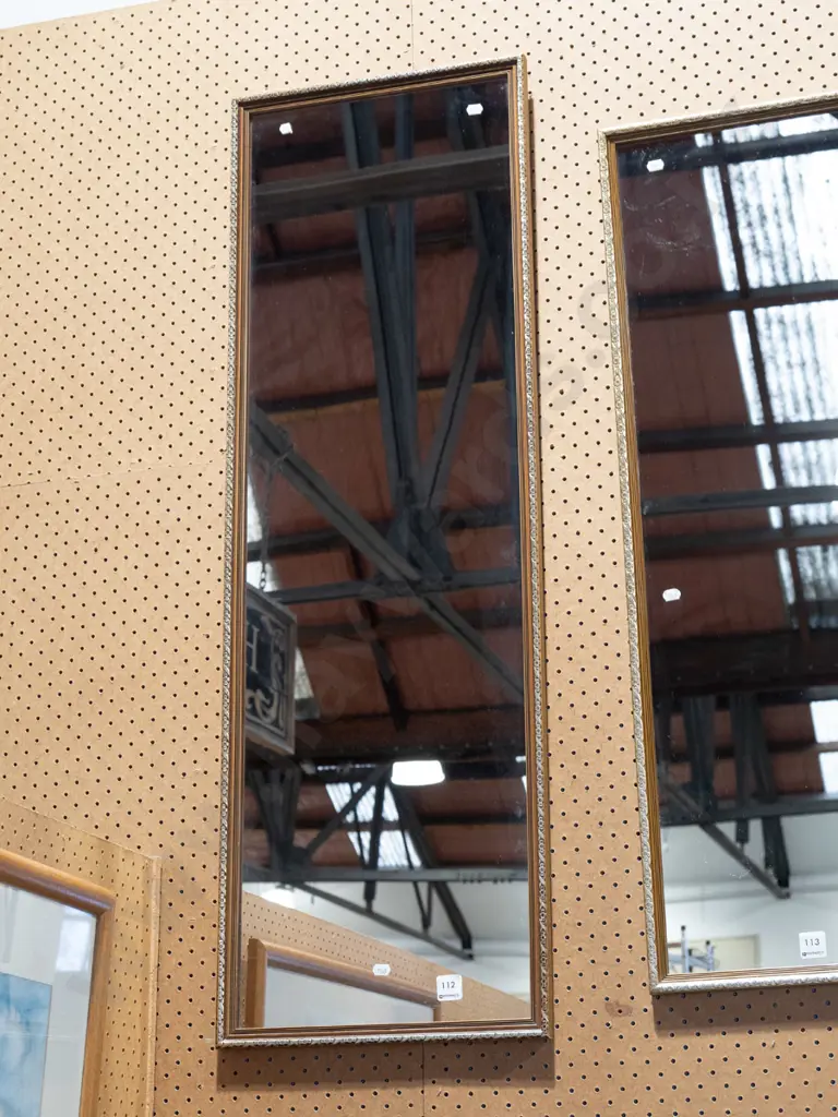 gilt framed wall mirror H1000 Image 1++