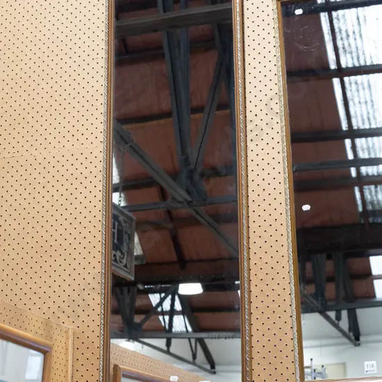 gilt framed wall mirror H1000
