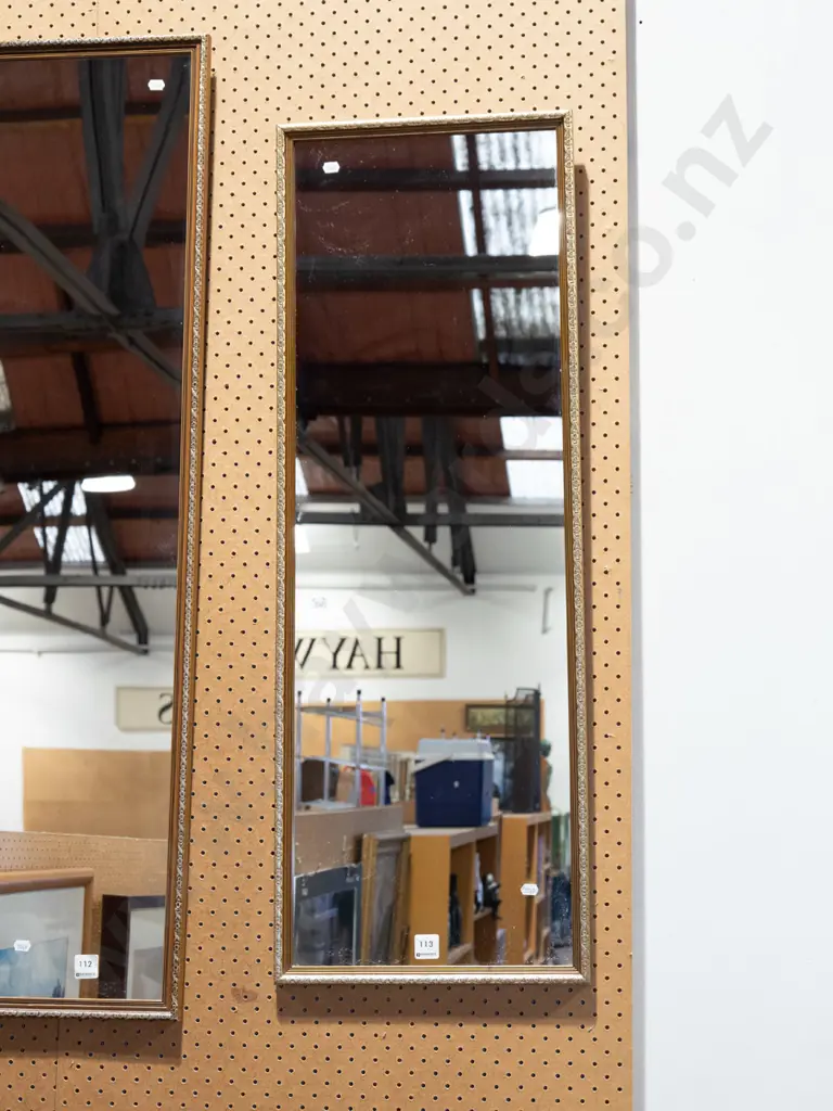 gilt framed mirror H940 Image 1++