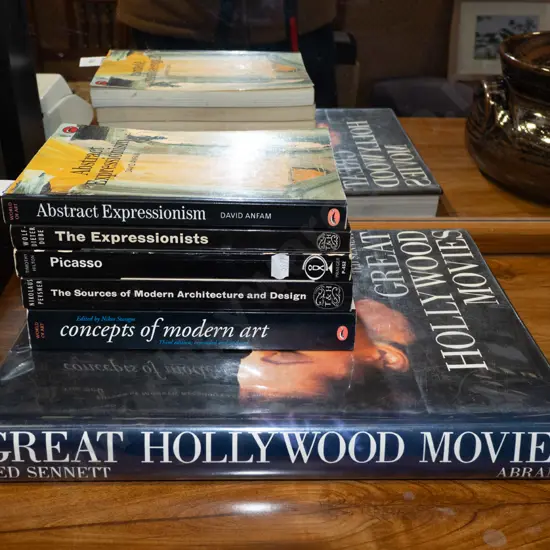 Great Hollywood movie coffee table book and other art books