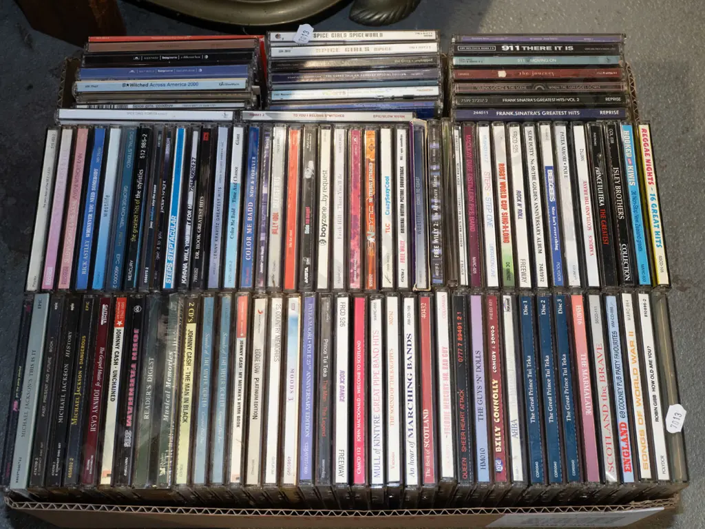 box of CDs Image 1++