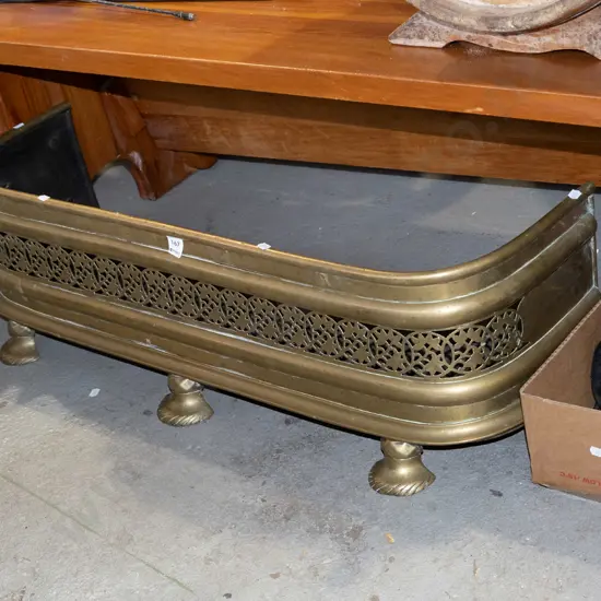 brass antique fire fender H260 W900
