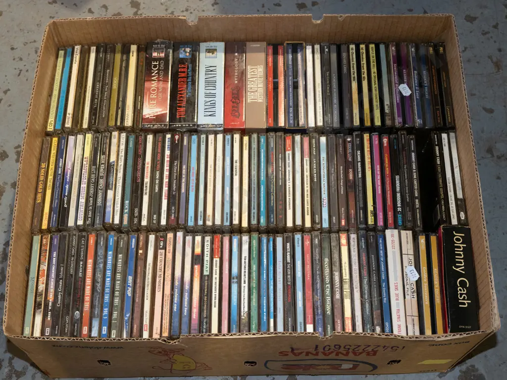 box of CDs Image 1++