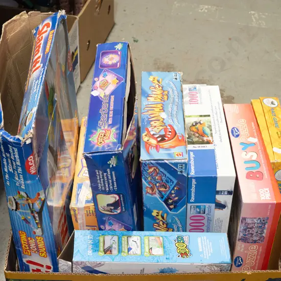 box of children's games