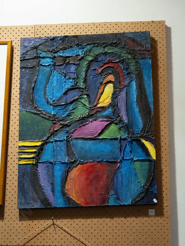 mixed media on board - abstract Image 1++