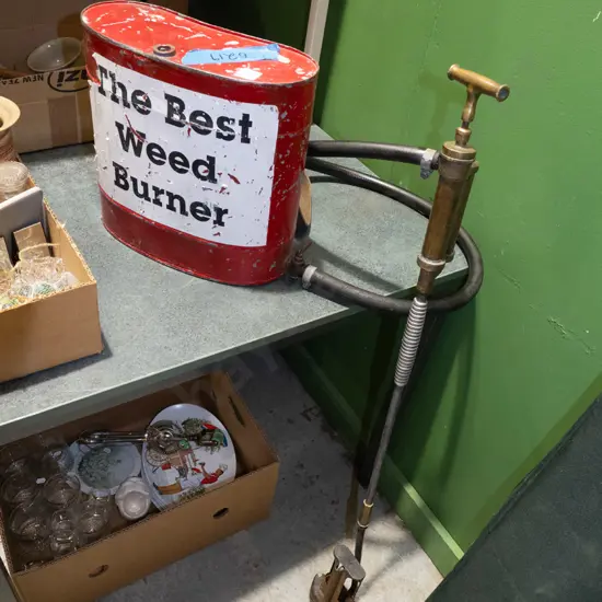 vintage Best Weed burner backpack and nozzle
