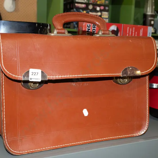 leather satchel