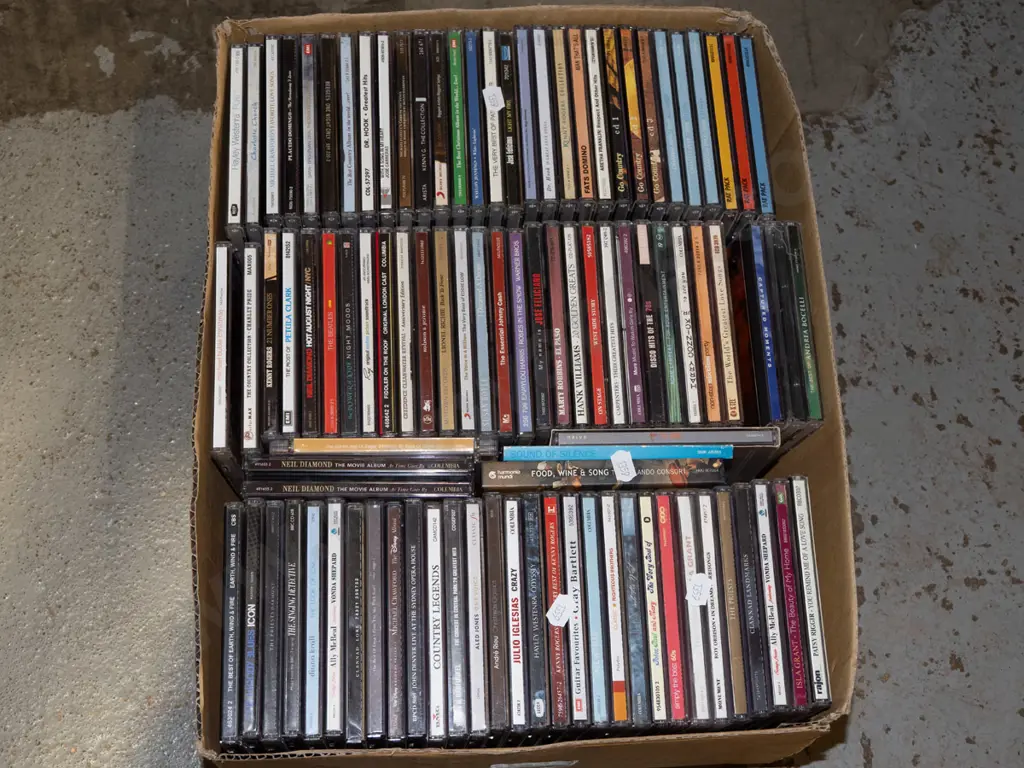 box of CDs Image 1++
