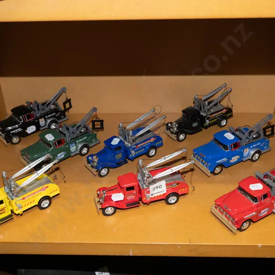 8x diecast model tow trucks