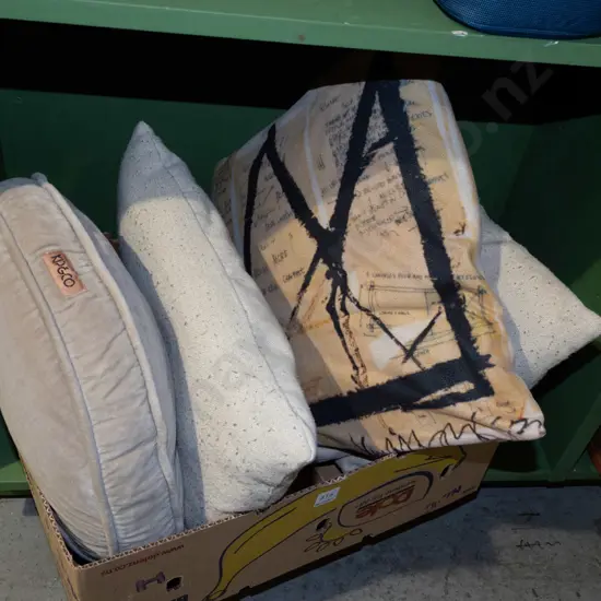 box of cushions