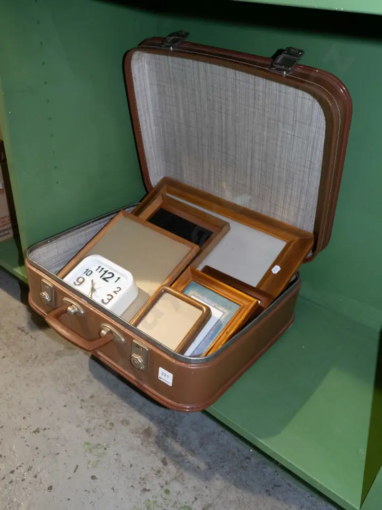 vintage suitcase, photo frames etc Image 1++
