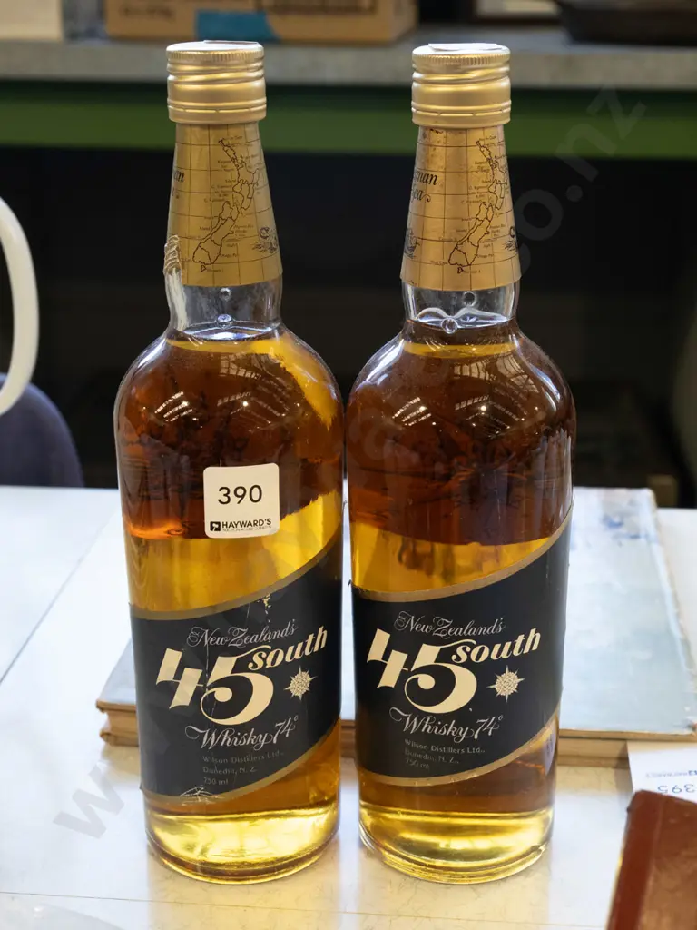 2x bottles of Wilsons 45 South whisky Image 1++