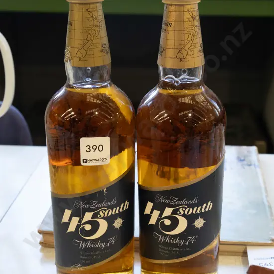 2x bottles of Wilsons 45 South whisky