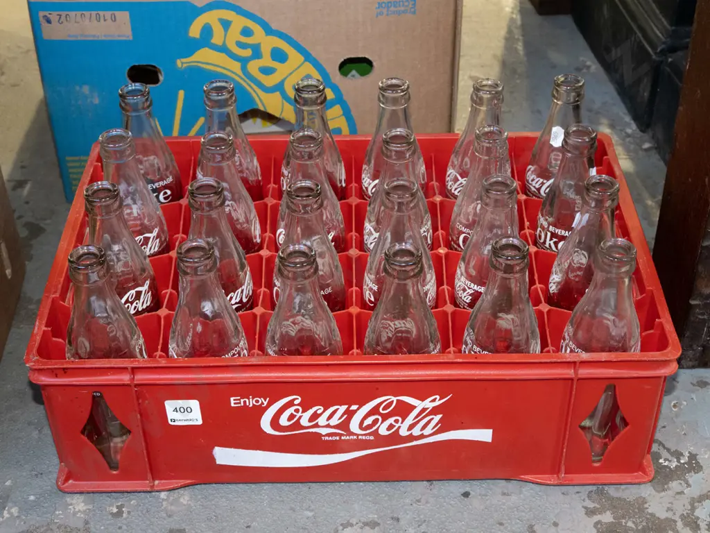 plastic crate and coca cola bottles Image 1++