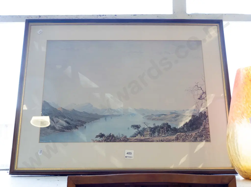 historic print - Dunedin Harbour Image 1++