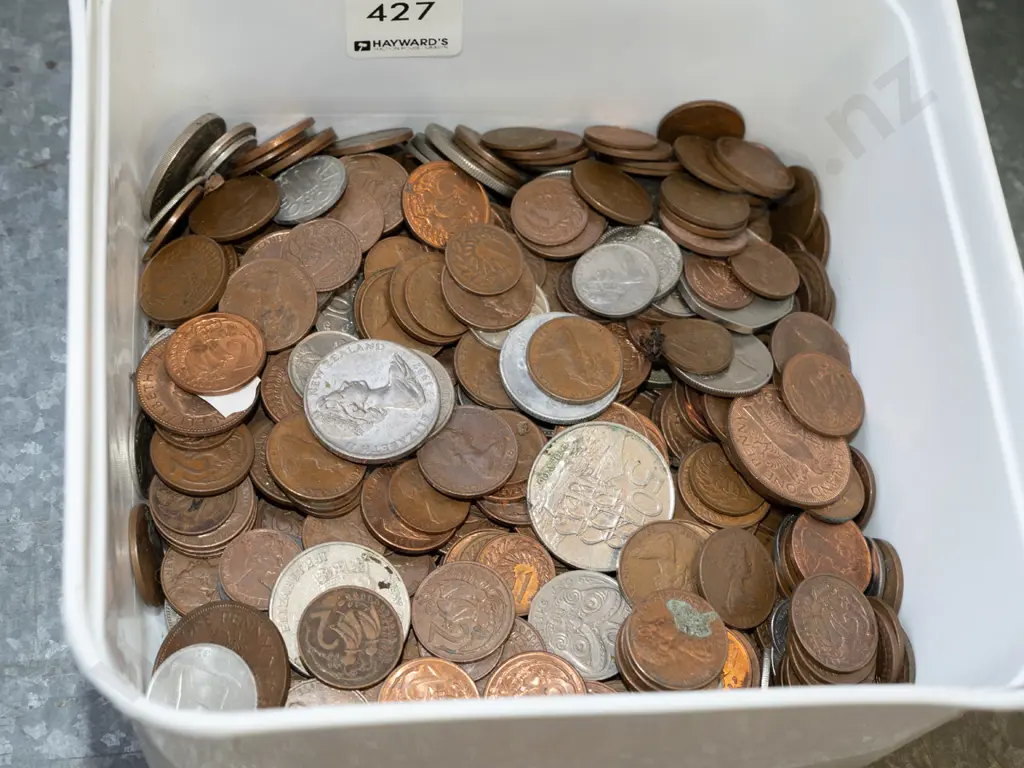 container of coins Image 1++