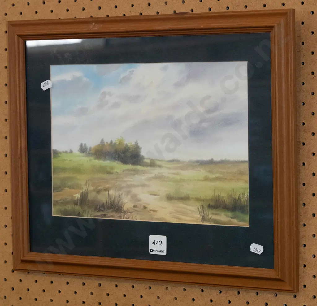 small framed watercolour - landscape Image 1++