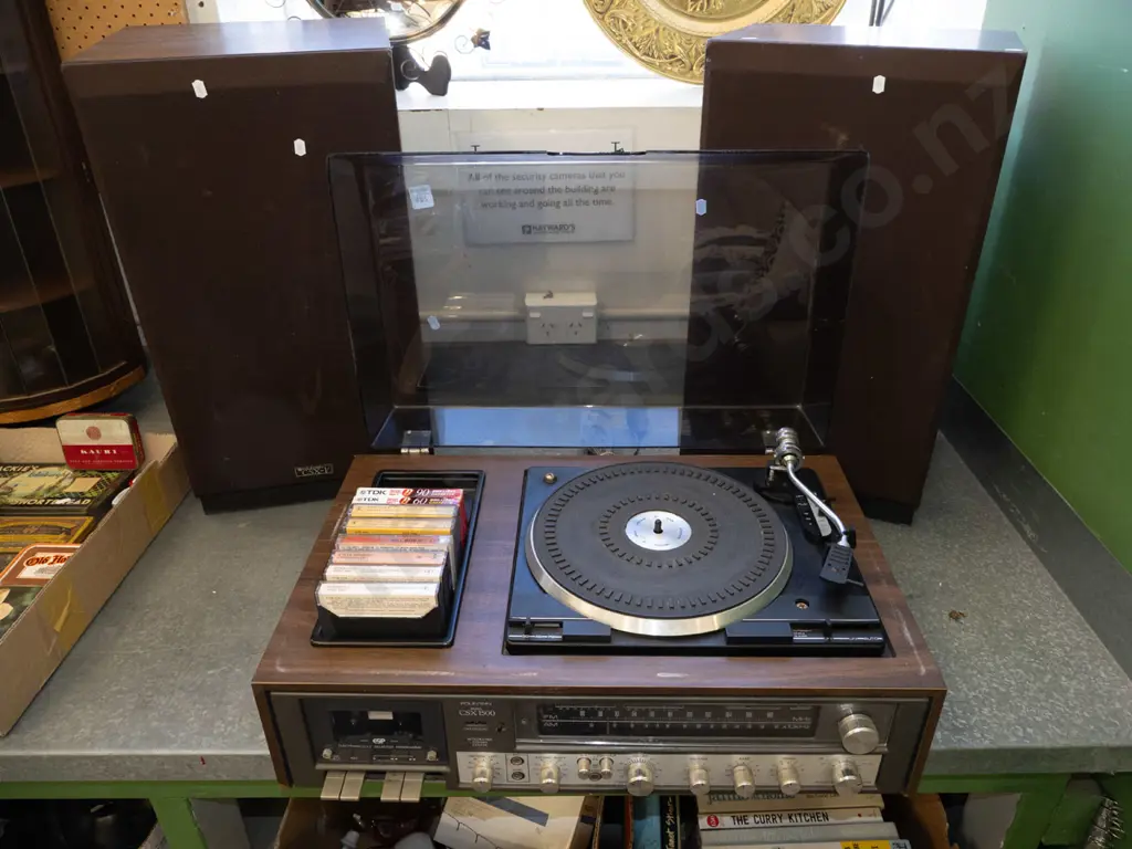 Fountain CSX1500 stereo; turntable, tuner, tape cassette Image 1++