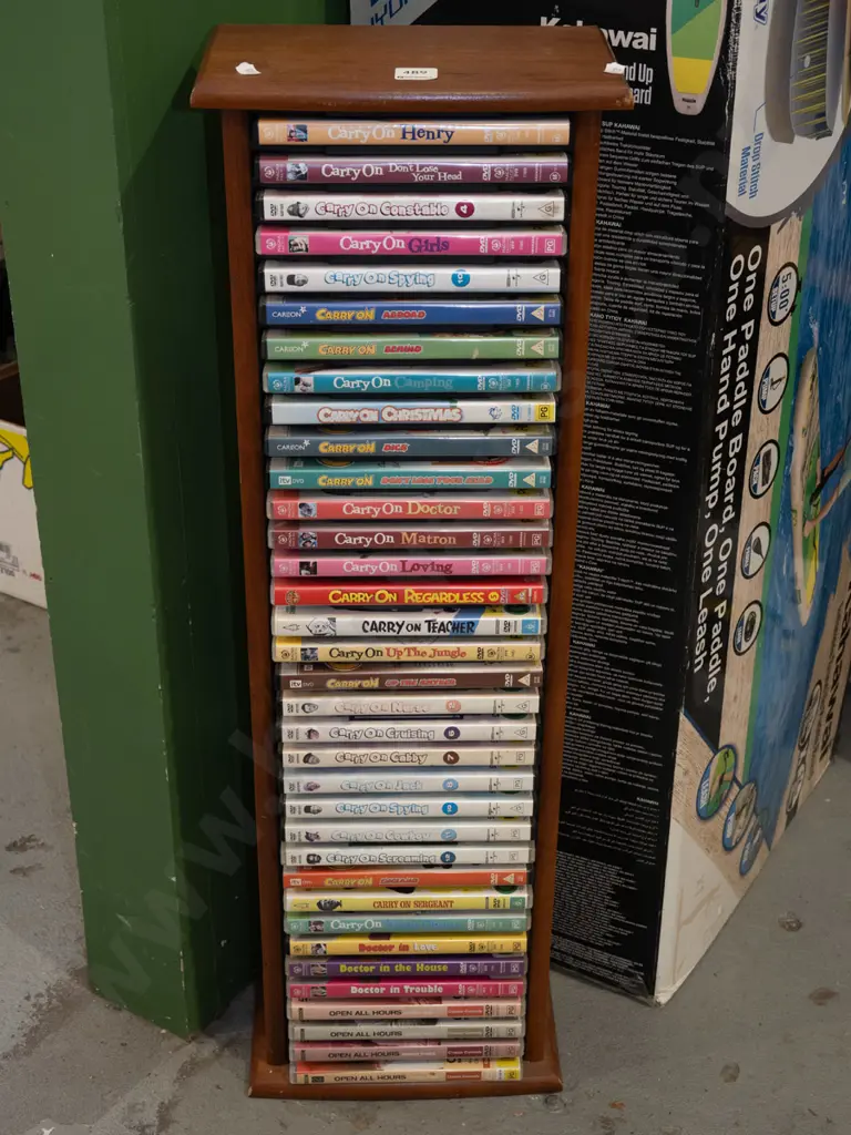 DVD tower and DVDs Image 1++