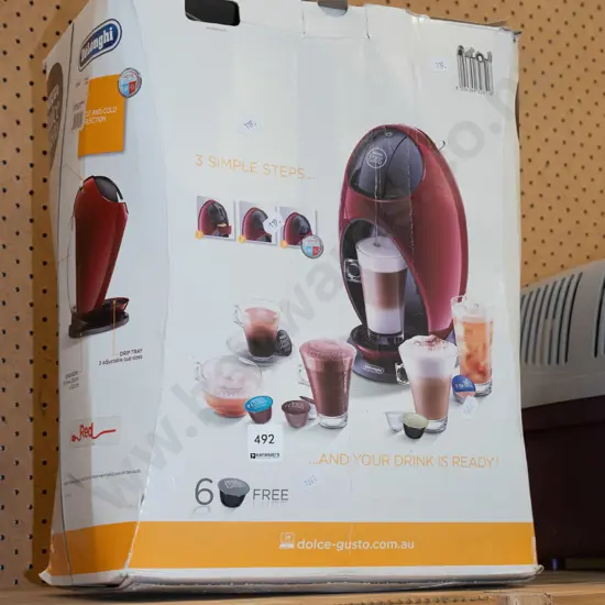 boxed Nescafe Dolce Gusto pod coffee machine