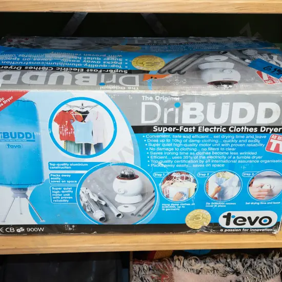 box; dry buddy super fast electric clothes dryer