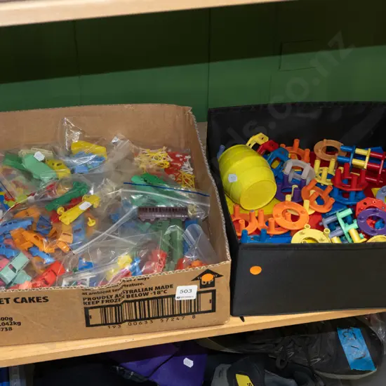 2x boxes of toys 