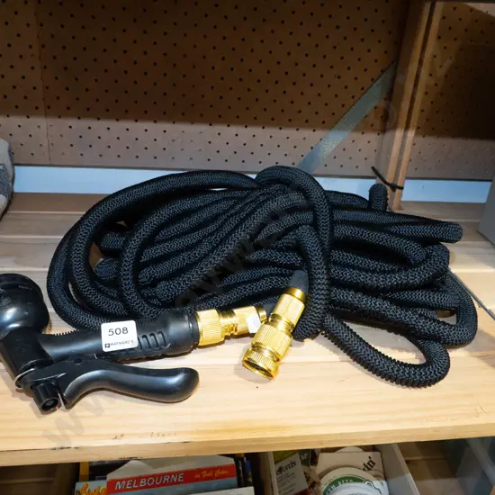 garden hose, sprayer