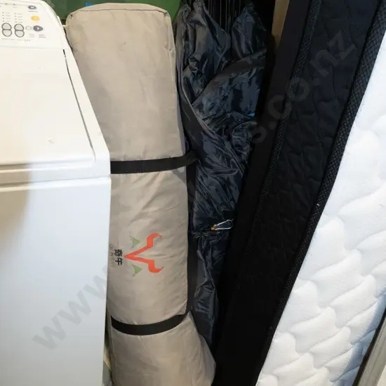 2x tents - brands and condition of each unknown - as is no returns