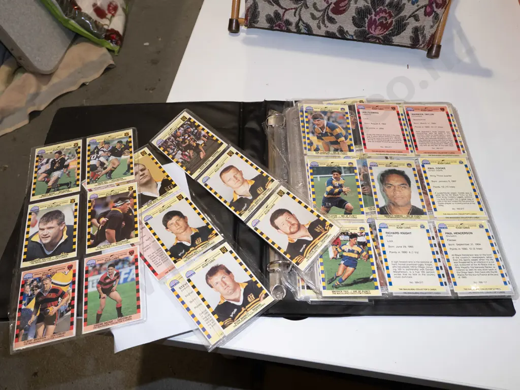 album of rugby collector cards Image 1++