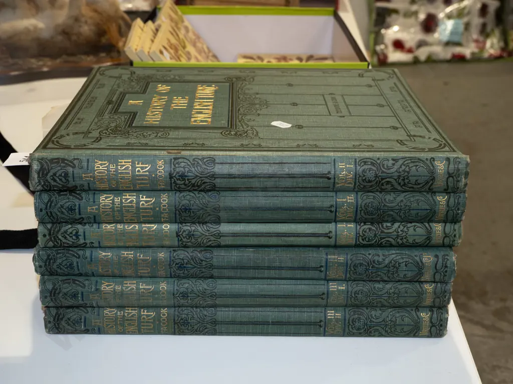 6x volumes of a History of English Turf Image 1++