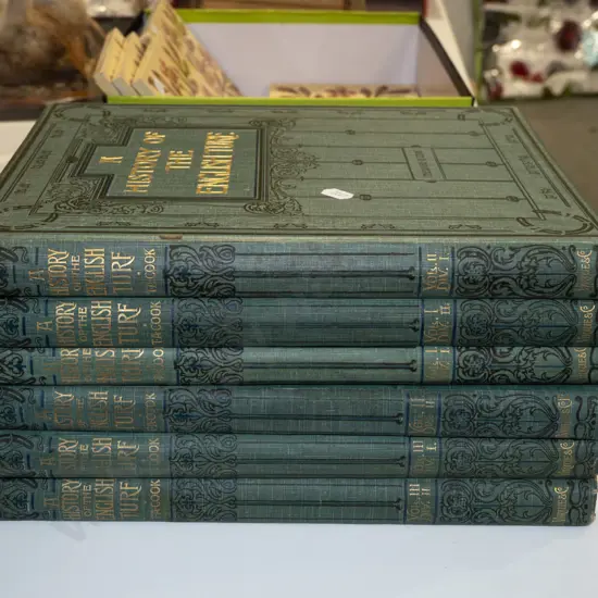 6x volumes of a History of English Turf