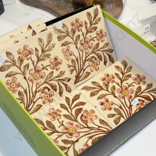 vintage fire register tiles