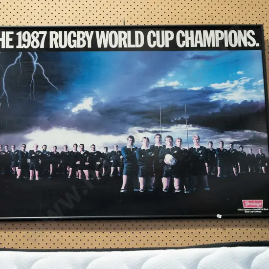framed 1987 All Blacks