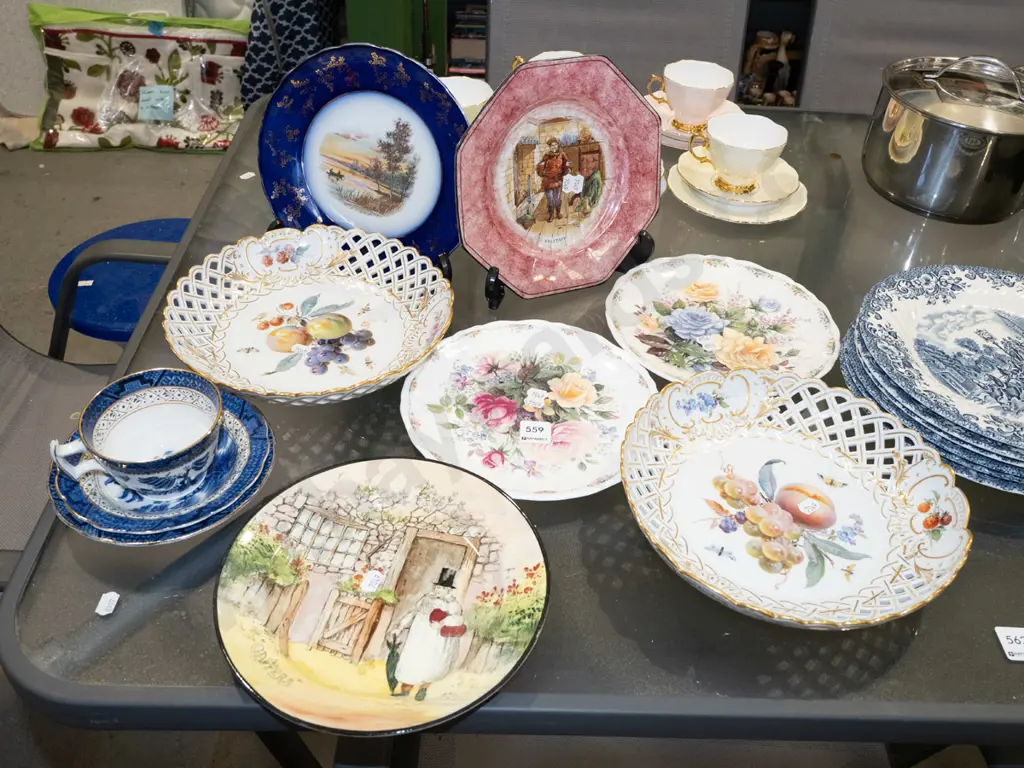 ceramic piereced bowls, cups, saucer etc Image 1++