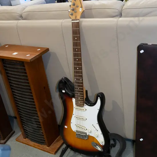 Burswood electric guitar and stand