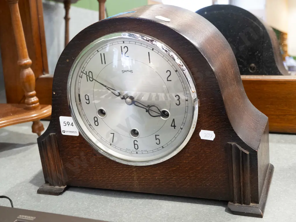 wood cased mantel cock - borer Image 1++