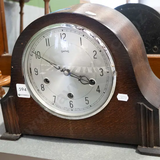 wood cased mantel cock - borer