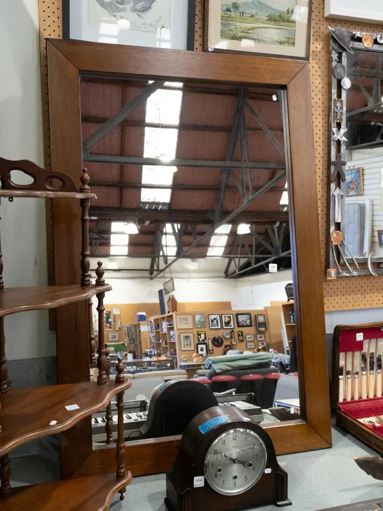 Indonesian hardwood mirror H-1200 W-800 Image 1++