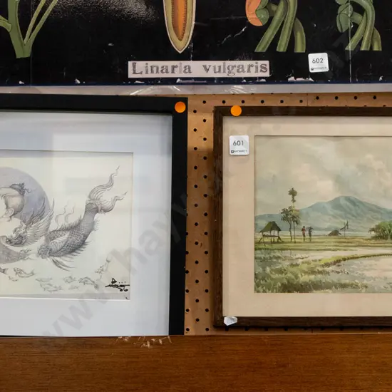 2 framed prints
