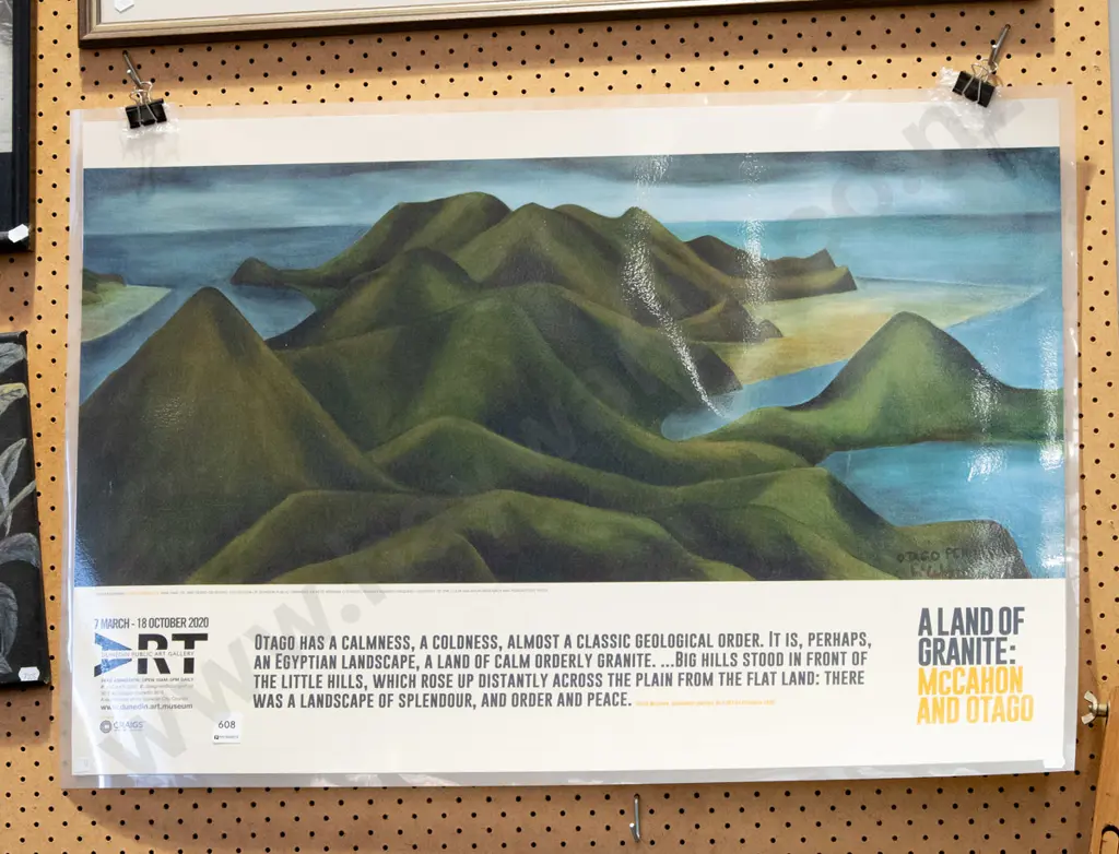 laminated poster print - McCahon exibition Image 1++