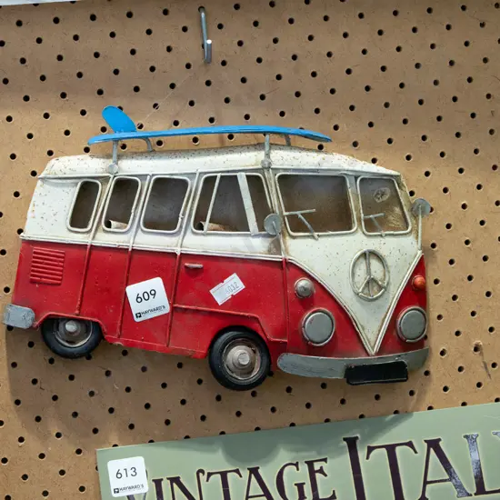 VW Kombi metal wall art