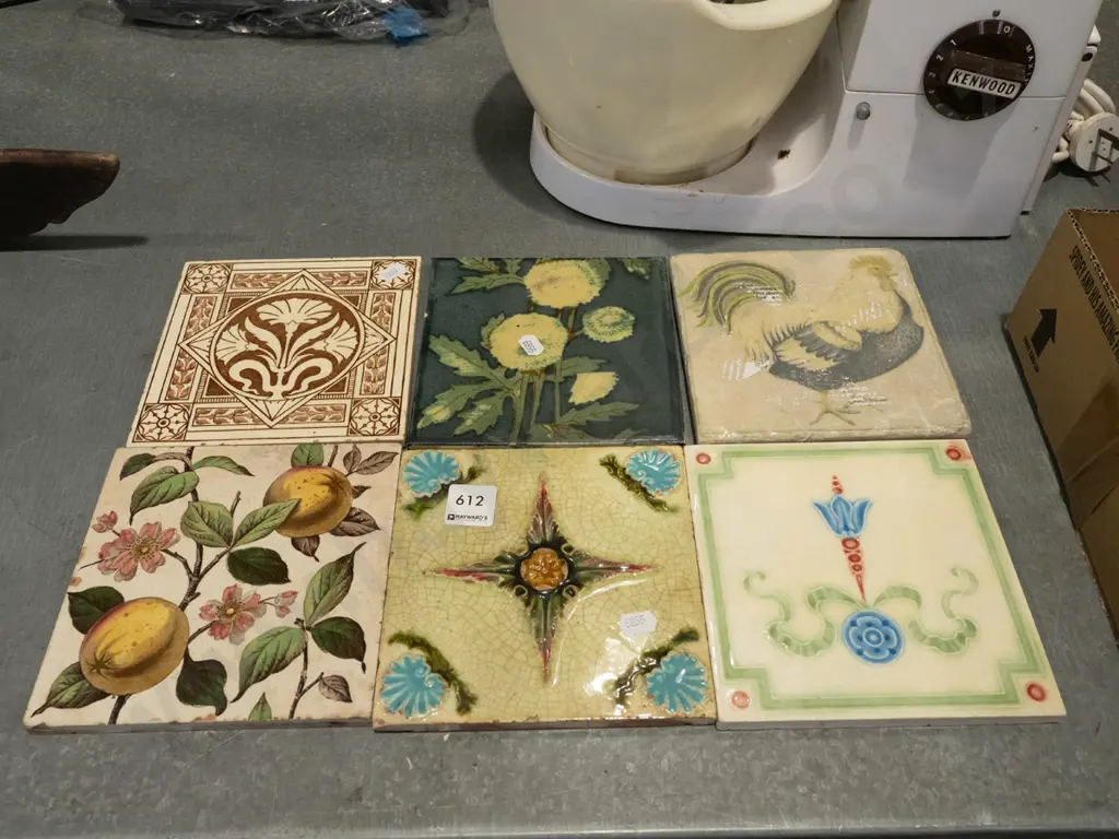 6x fire register tiles Image 1++