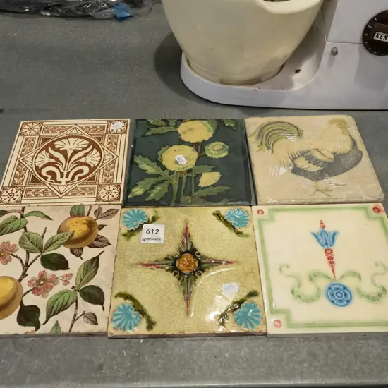 6x fire register tiles