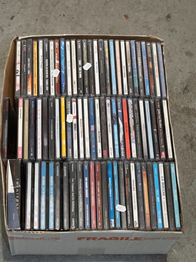 box of CDs Image 1++
